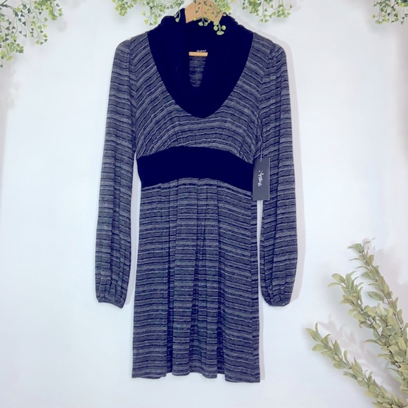 Rhapsody Dresses & Skirts - Rhapsody long sleeve cowl neck sweater dress NWT